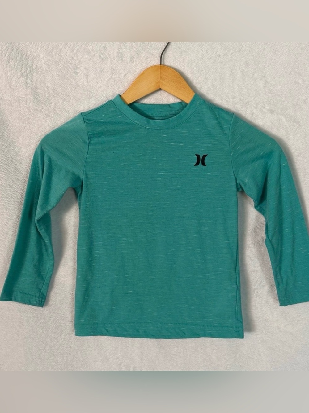 Hurley Kids Teal Green Long-Sleeve Tee